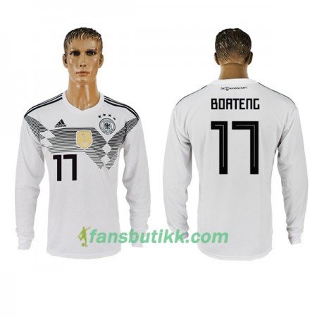 Fotball-VM 2018 Tyskland drakt Boateng 17 Hjemmetrøye Langermet